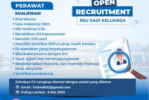 Lowongan Pekerjaan PERAWAT