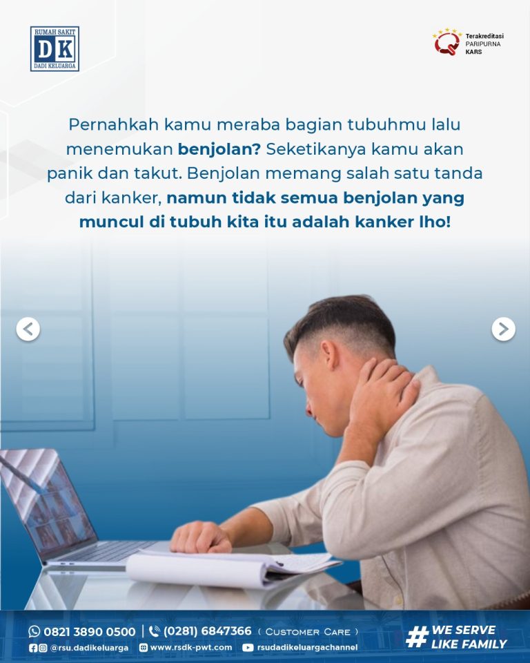 Waspada Benjolan Muncul Pada Tubuh Kita