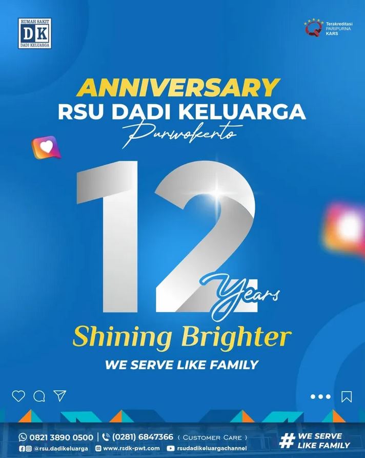 ✨ 12 Tahun RSU Dadi Keluarga Purwokerto ✨