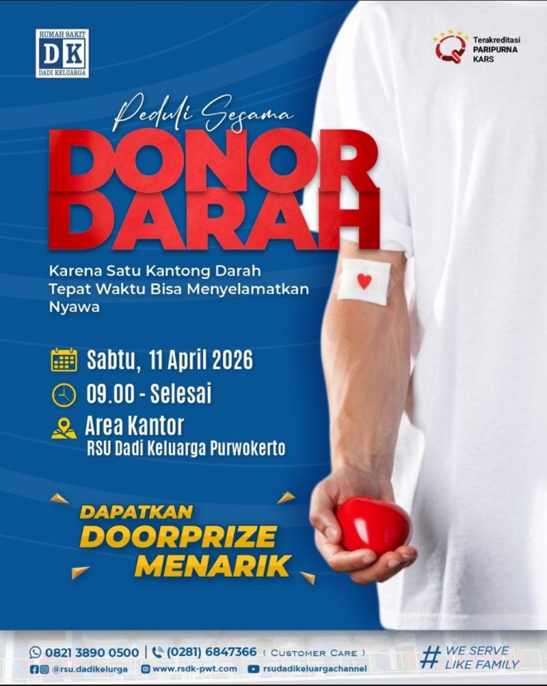 Ayo Donor Darah dengan “Donor Darah Kita Sehat Mereka Selamat”