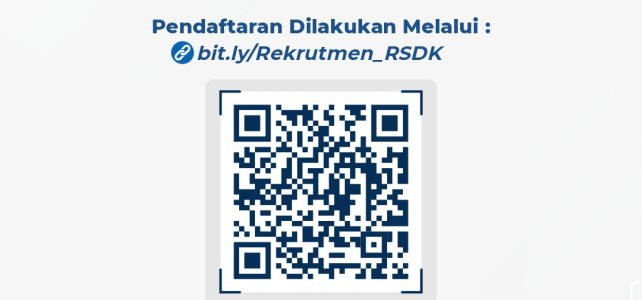 RECRUITMENT “TERAPIS GIGI & MULUT RSU Dadi Keluarga” 3 Juli 2026